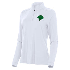 NBA - New York Knicks Antigua Women's St. Patrick's Day Intent Quarter-Zip Top - White