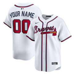 Atlanta Braves Nike Home Limited Custom Jersey Lifestyle