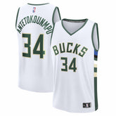 Fanatics - Giannis Antetokounmpo Milwaukee Bucks Fast Break Replica Player Jersey - Association Edition - White