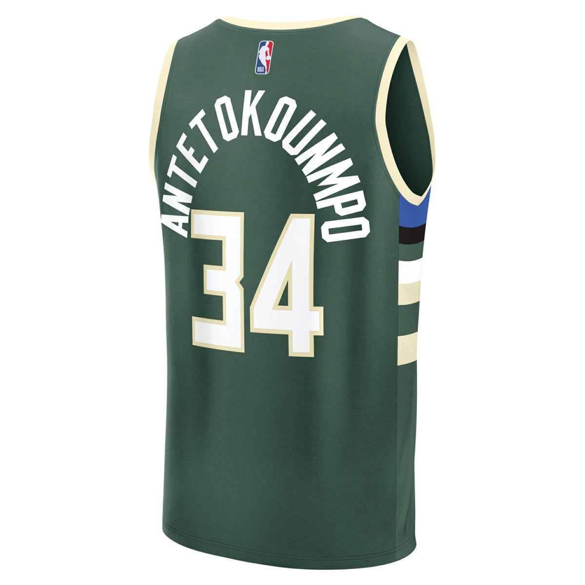 Giannis Antetokounmpo Milwaukee Bucks Youth Fast Break Replica Player Jersey - Icon Edition - Hunter Green | NBA Jerseys