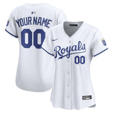 Kansas City Royals Nike Women's Home Limited Custom Jersey On Sale