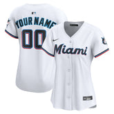 Miami Marlins Nike Women's Home Limited Custom Jersey for sale