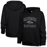 Baltimore Ravens '47 Women's Clarity Naomi Hoodie Black - 47 brand