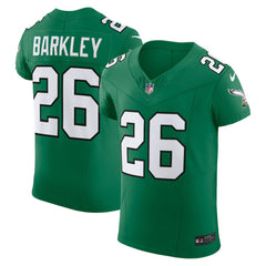 Saquon Barkley Philadelphia Eagles Alternate Vapor F.U.S.E. Elite Jersey Kelly Green - Nike