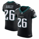 Saquon Barkley Philadelphia Eagles Alternate Vapor F.U.S.E. Elite Jersey Black - Nike