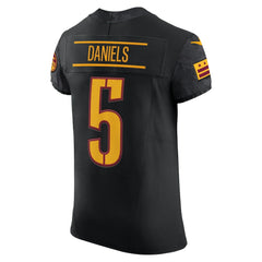 Jayden Daniels Washington Commanders Alternate Vapor F.U.S.E. Elite Jersey Black - Nike
