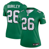 Saquon Barkley Philadelphia Eagles Women's Legend Player Performance Top Kelly Green - Nike