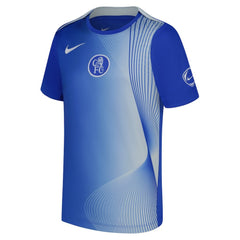 Nike Chelsea Youth 2025/26 Third Academy Pro Pre-Match Dri-Fit Top - Blue