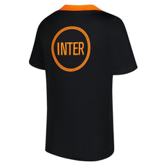 Nike Inter Milan Youth 2025/26 Third Academy Pro Pre-Match Dri-Fit Top - Black