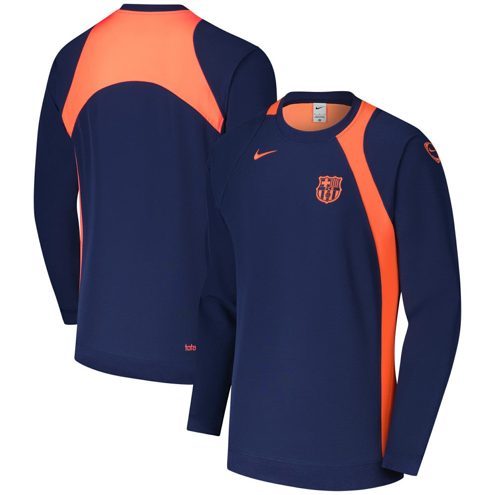 Nike Barcelona Third 2025/26 T90 Pullover Sweatshirt - Navy