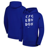 Nike Chelsea Youth Club Hoodie - Blue