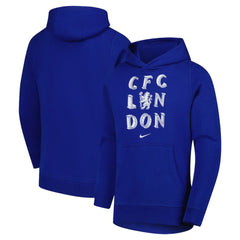 Nike Chelsea Youth Club Hoodie - Blue