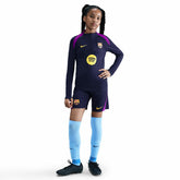 Nike Barcelona Youth 2025/26 Strike Drill Quarter-Zip Dri-FIT Long Sleeve Top - Navy