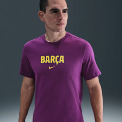 Nike Barcelona 2025/26 Wordmark T-Shirts - Purple