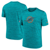 Miami Dolphins 2025 Rivalries Collection Sideline Velocity Dri-FIT T-Shirt Turbo Green - Nike