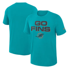 Miami Dolphins 2025 Rivalries Collection Slub Dri-FIT T-Shirt Turbo Green - Nike