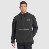 New York Jets 2025 Rivalries Collection Sideline Anorak Half-Zip Hoodie Jacket Gotham Green - Nike
