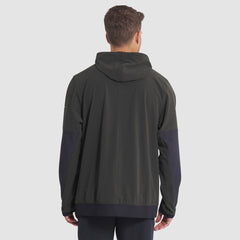 New York Jets 2025 Rivalries Collection Sideline Anorak Half-Zip Hoodie Jacket Gotham Green - Nike