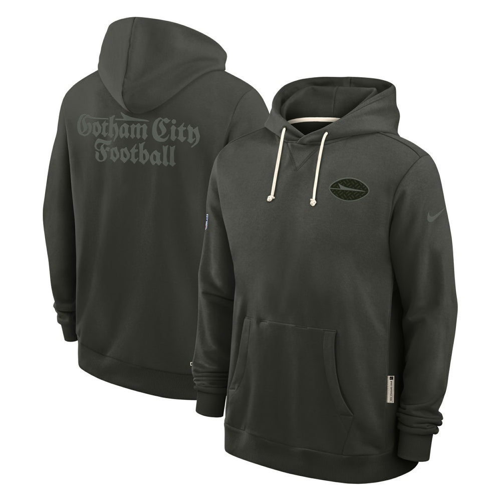 New York Jets 2025 Rivalries Collection Standard Issue Sideline Dri-FIT Hoodie Gotham Green - Nike