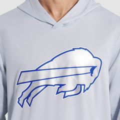 Buffalo Bills 2025 Rivalries Collection Sideline Dri-FIT Long Sleeve Hoodie T-Shirt Silver - Nike
