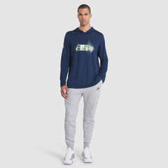 Seattle Seahawks 2025 Rivalries Collection Sideline Dri-FIT Long Sleeve Hoodie T-Shirt College Navy - Nike