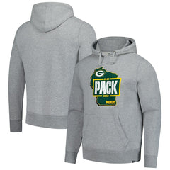 Green Bay Packers '47 Regional Headline Pullover Hoodie Gray - 47 brand