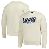 Detroit Lions '47 Locked In Headline Pullover Sweatshirt Cream - 47 brand