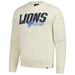 Detroit Lions '47 Locked In Headline Pullover Sweatshirt Cream - 47 brand