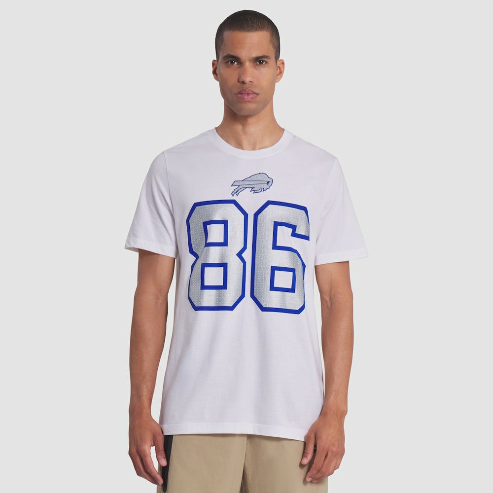Dalton Kincaid Buffalo Bills 2025 Rivalries Collection Player Name & Number T-Shirt White - Nike