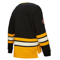 Boston Bruins Heritage Lace-Up Pullover Sweatshirt Black