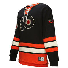 Philadelphia Flyers - Heritage Lace-Up Pullover Sweatshirt Black