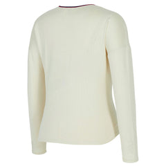 USWNT Concepts Sport Women's Kaki Hacci Knit Pullover Sweatshirt - Cream