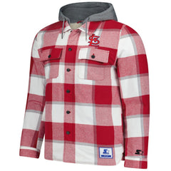 St. Louis Cardinals Starter Sherpa Full-Zip Hoodie Jacket Clearance