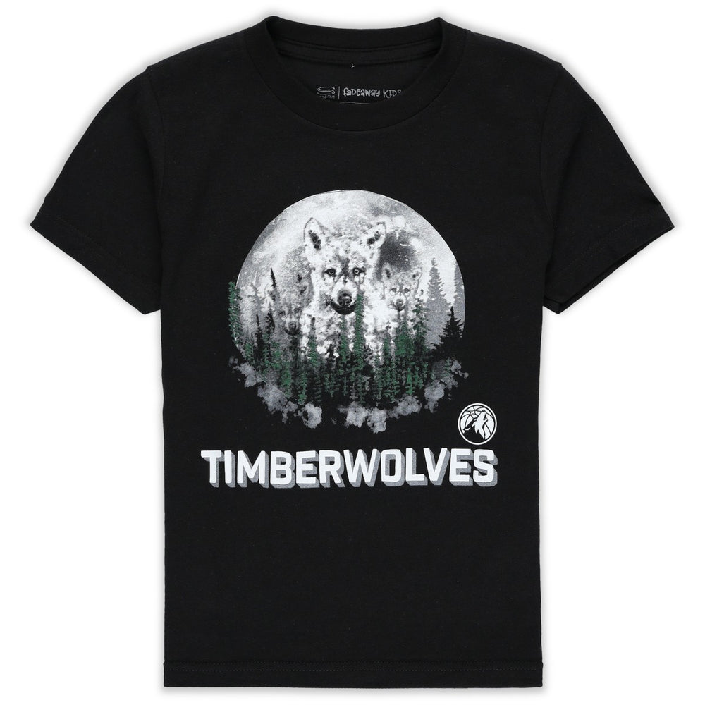 NBA - Minnesota Timberwolves Stadium Essentials Youth Mascot T-Shirt - Black