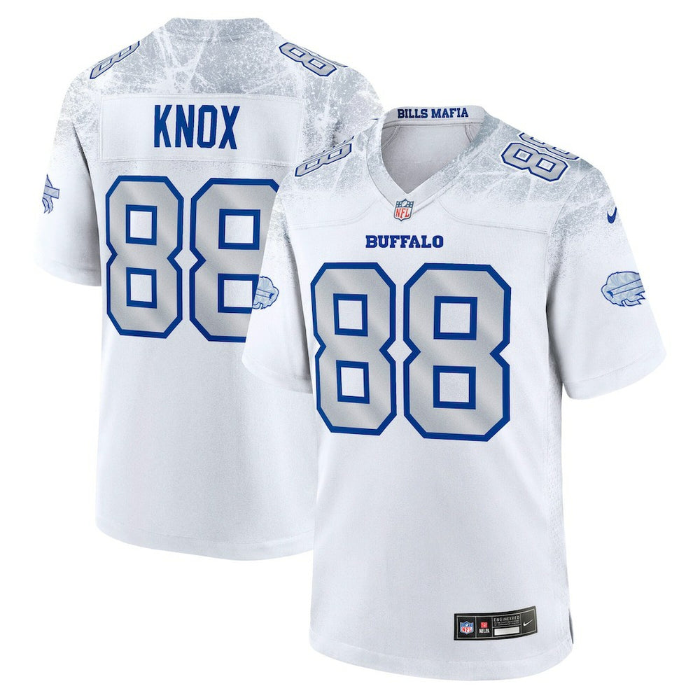 Dawson Knox Buffalo Bills 2025 Rivalries Collection Game Jersey White - Nike