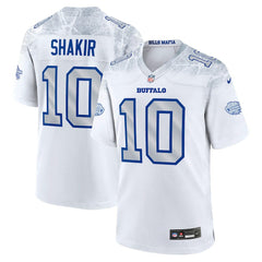 Khalil Shakir Buffalo Bills 2025 Rivalries Collection Game Jersey White - Nike