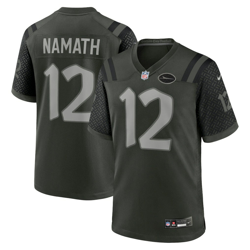 Joe Namath New York Jets 2025 Rivalries Collection Retired Player Game Jersey Gotham Green - Nike