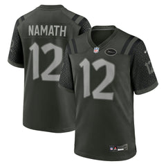 Joe Namath New York Jets 2025 Rivalries Collection Retired Player Game Jersey Gotham Green - Nike