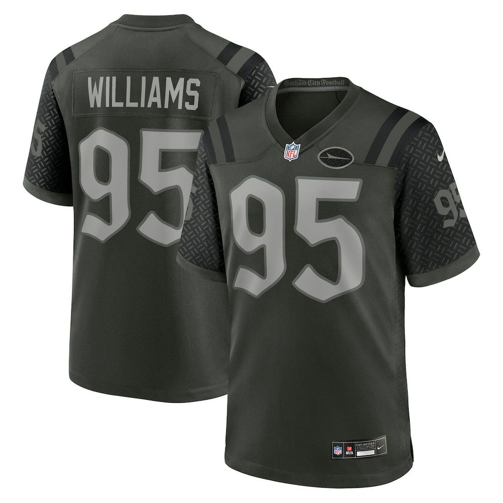 Quinnen Williams New York Jets 2025 Rivalries Collection Game Jersey Gotham Green - Nike