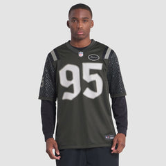 Quinnen Williams New York Jets 2025 Rivalries Collection Game Jersey Gotham Green - Nike