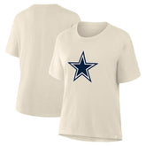 Dallas Cowboys Women's Dove Legacy T-Shirt Cream - Fanatics