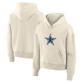 Dallas Cowboys Women's Dove Legacy Pullover Hoodie Cream - Fanatics