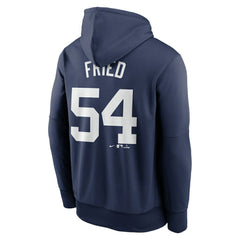 Max Fried New York Yankees Nike Name & Number Pullover Hoodie Clearance