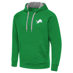 Detroit Lions Antigua St. Patrick's Day Victory Pullover Hoodie Kelly Green - NFL