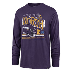 Minnesota Vikings '47 Regional Super Rival Long Sleeve T-Shirt Purple - 47 brand
