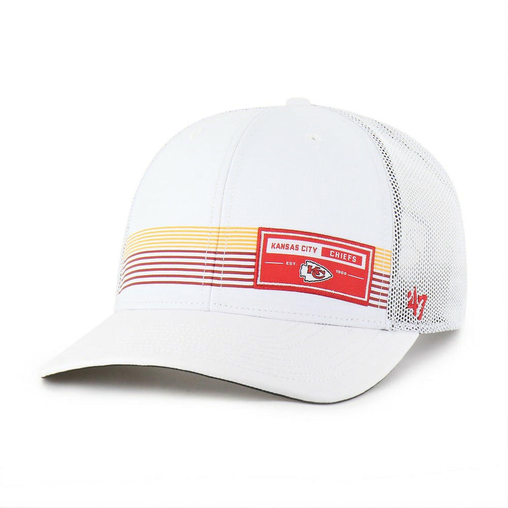 Kansas City Chiefs '47 Rangefinder Trucker Adjustable Hat White - 47 brand