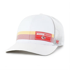 Kansas City Chiefs '47 Rangefinder Trucker Adjustable Hat White - 47 brand