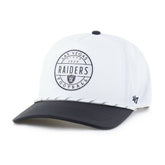 Las Vegas Raiders '47 Suburbia Hitch Two-Tone Adjustable Hat White/Black - 47 brand