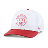 San Francisco 49ers '47 Suburbia Hitch Two-Tone Adjustable Hat White/Scarlet - 47 brand