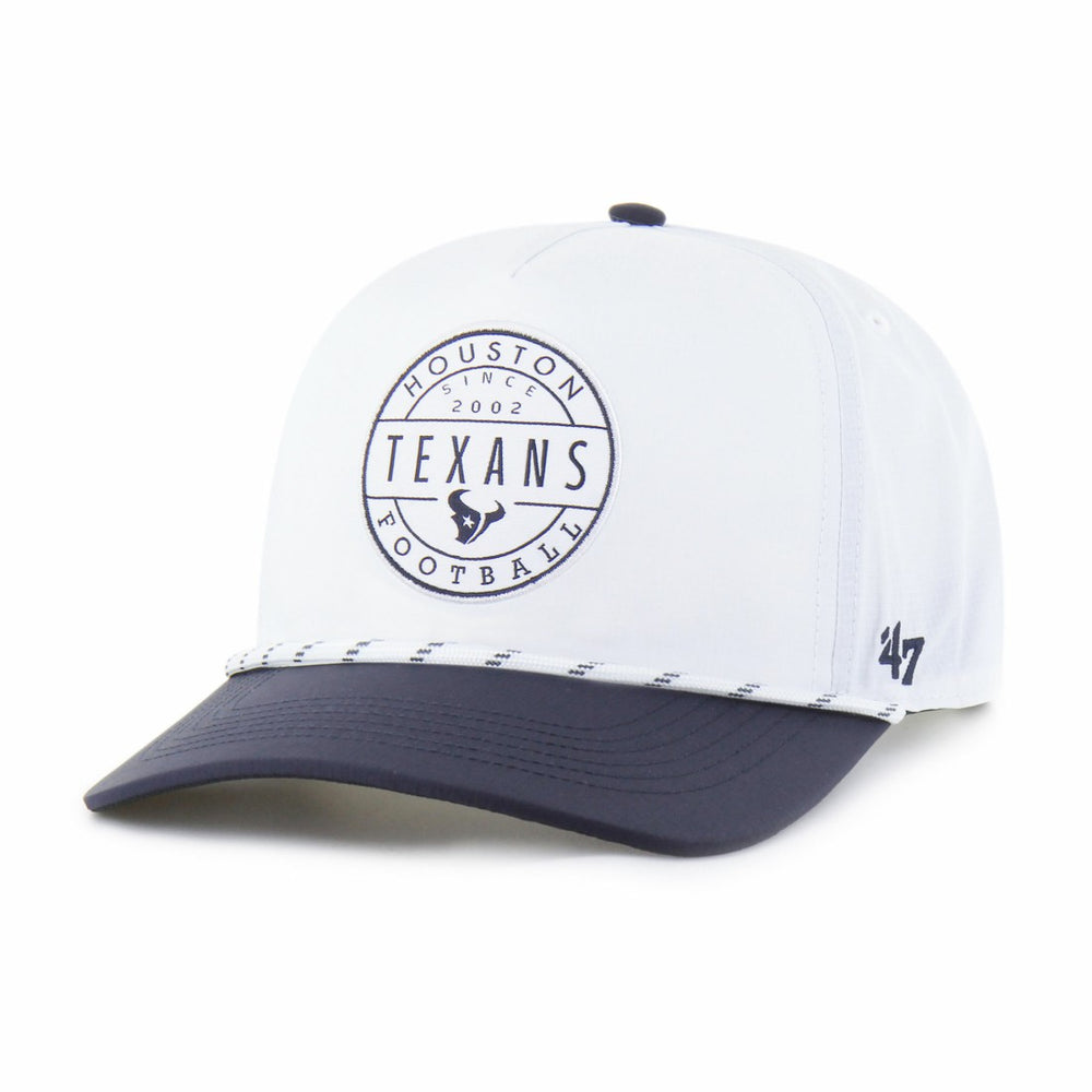 Houston Texans '47 Suburbia Hitch Two-Tone Adjustable Hat White/Navy - 47 brand